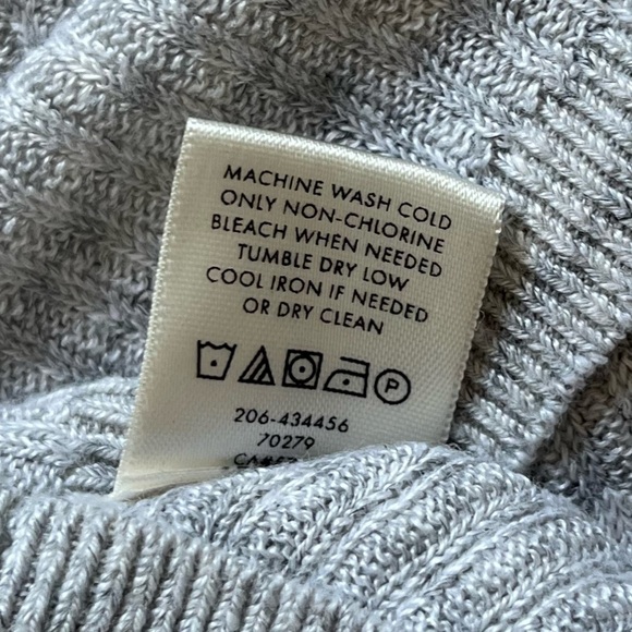 Ann Taylor Grey 3/4 Sleeve Lightweight Sweater | Women’s S - Picture 7 of 7